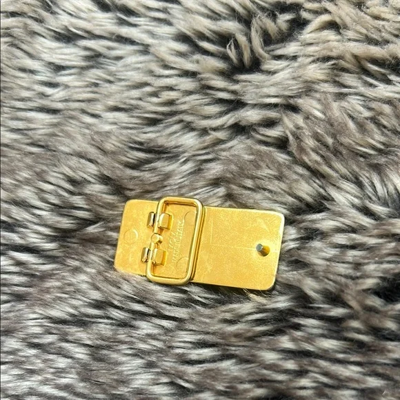 MCM | Accessories | Mcm Vintage Rectangular Gold Toned Belt  display picture 1